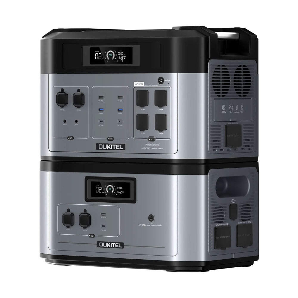 OUKITEL BP2000 Portable Power Station with B2000 facing right