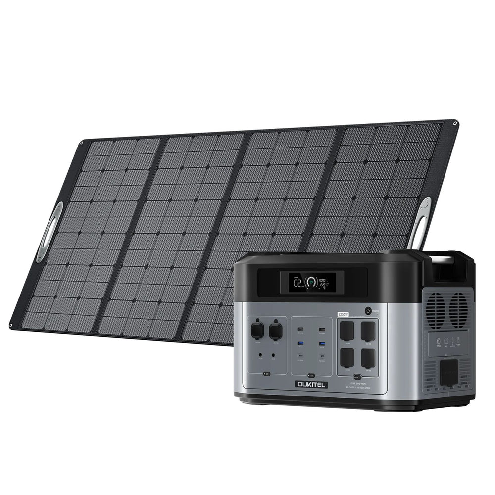 OUKITEL BP2000 Portable Power Station with PV400