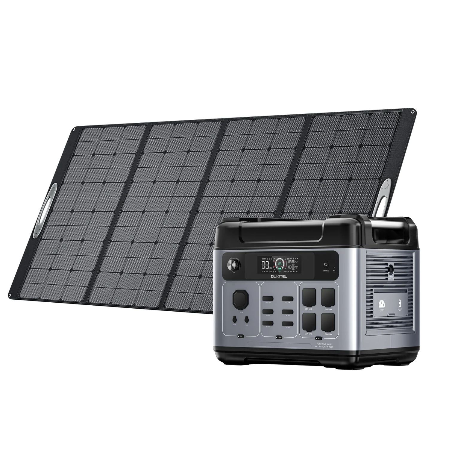 OUKITEL P2001 Plus Portable Power Station with PV400