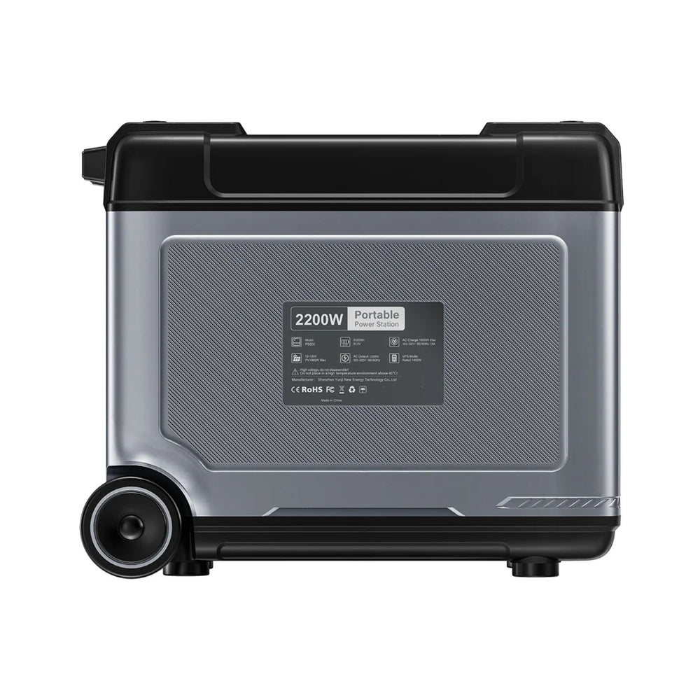 OUKITEL P5000 Portable Power Station  with 2200W capacity on a white background