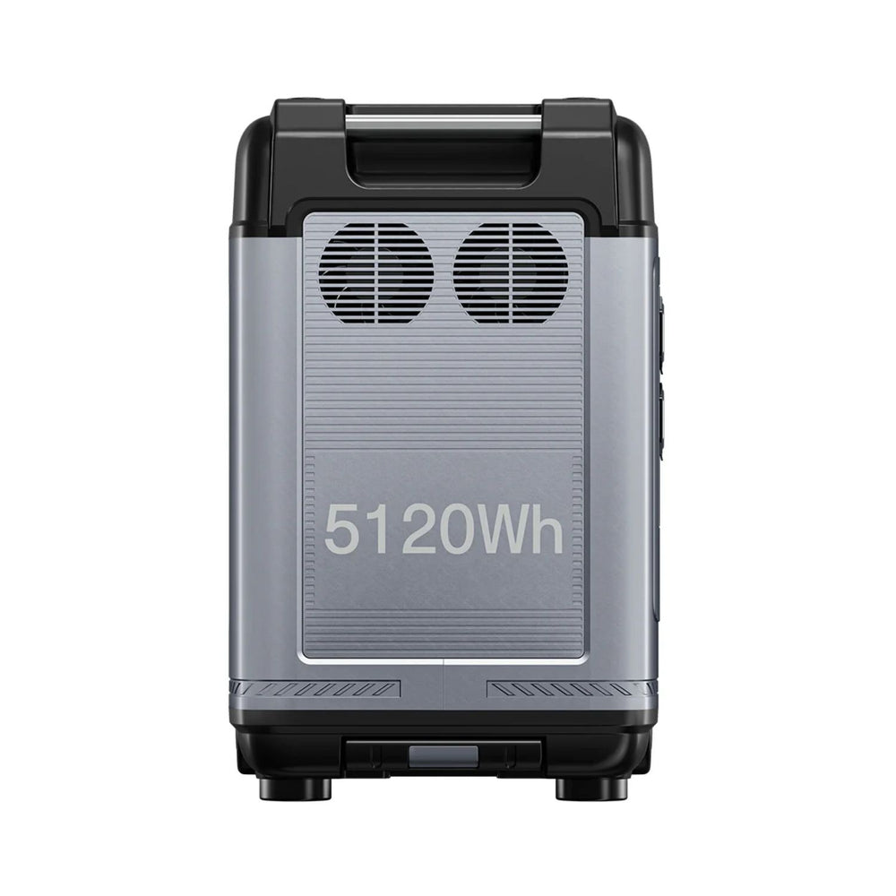 OUKITEL P5000 Portable Power Station with '5120Wh' capacity on a white background