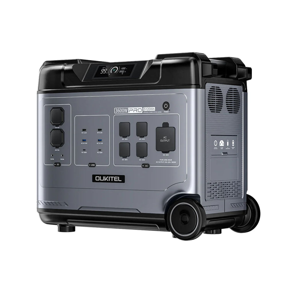 OUKITEL P5000 Pro Portable Power Station Left Side View