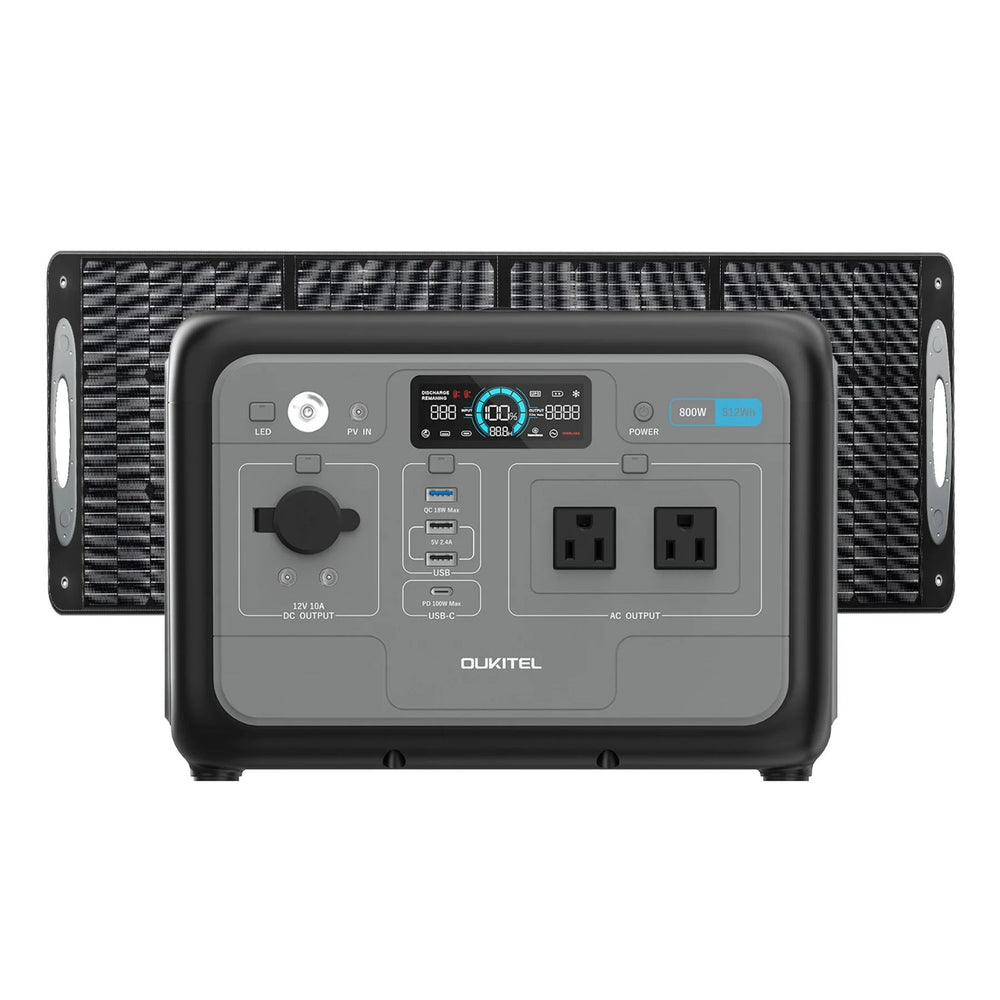 OUKITEL P800 Portable Power Station with PV200 Solar Panel