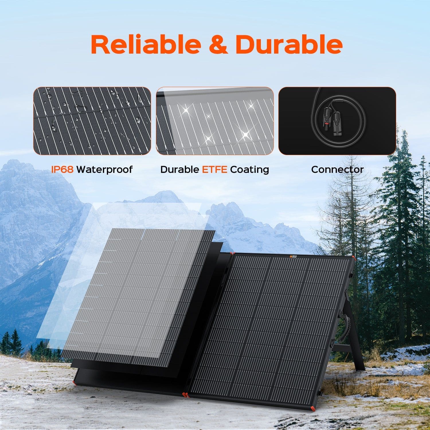Open Rich Solar Mega 200W Portable Solar Panel Briefcase  Specifications