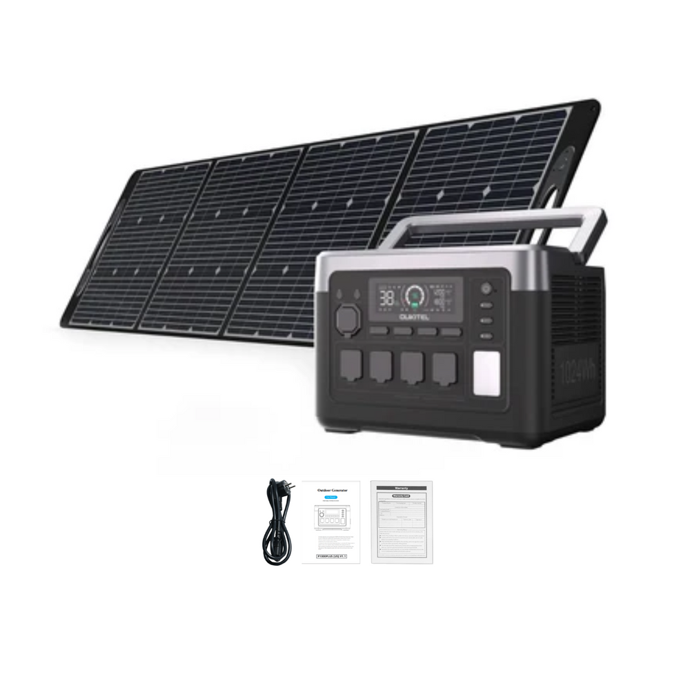 P1000 PLUS + 100W Solar Panel Inclusions