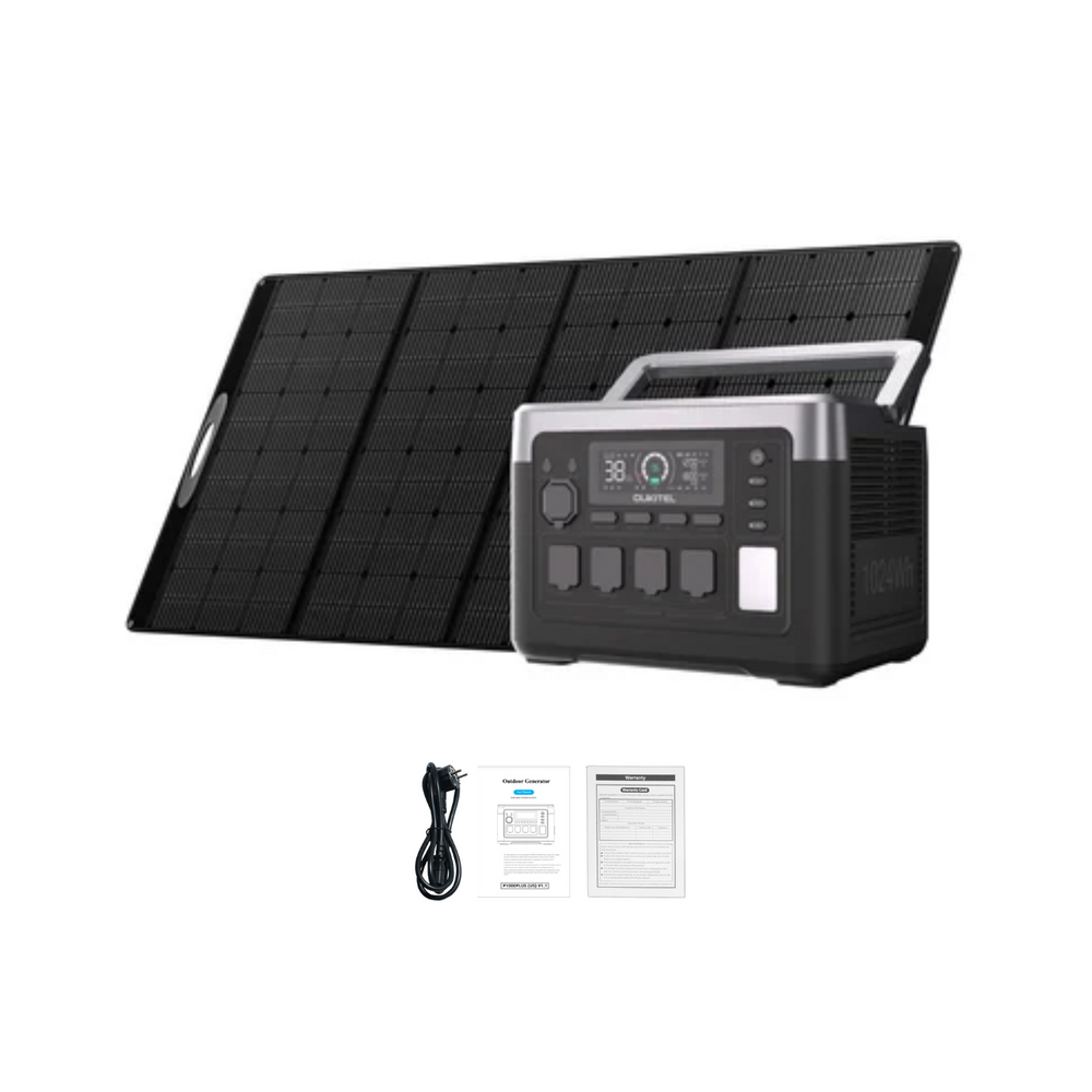P1000 PLUS + 400W Solar Panel Inclusions