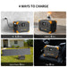 PECRON E500LFP Portable Power Station 4 Ways to Charge