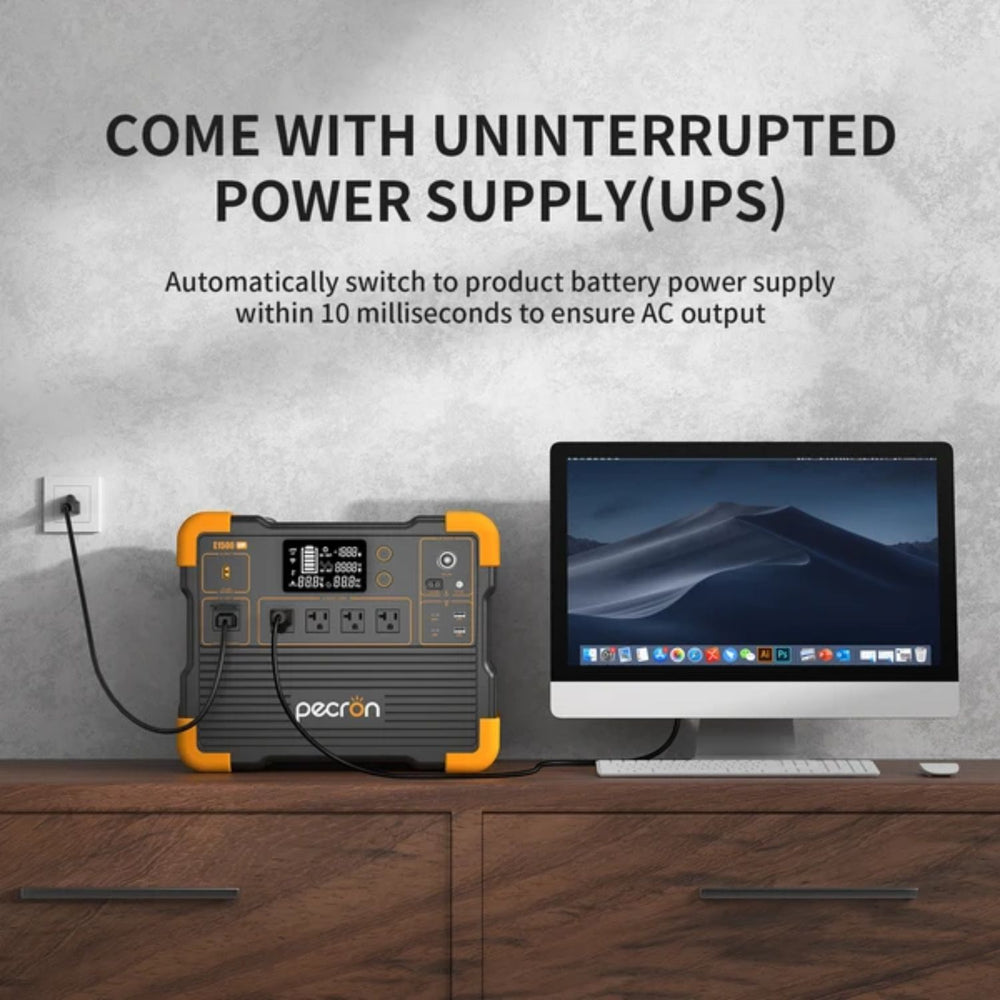 Pecron E1500LFP V3 Portable Power Station  - come with uninterrupted power supply (UPS)