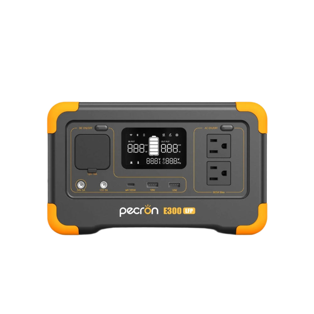 Pecron E300LFP Portable Power Station Front View