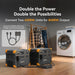 Pecron E3800LFP Portable Power Station - Double the power double the possibilities 