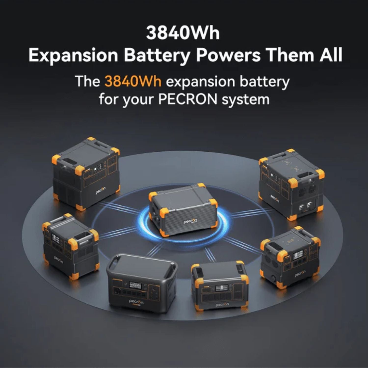 Pecron EP3800-48V Expansion Battery - Expansion Battery Powers them all