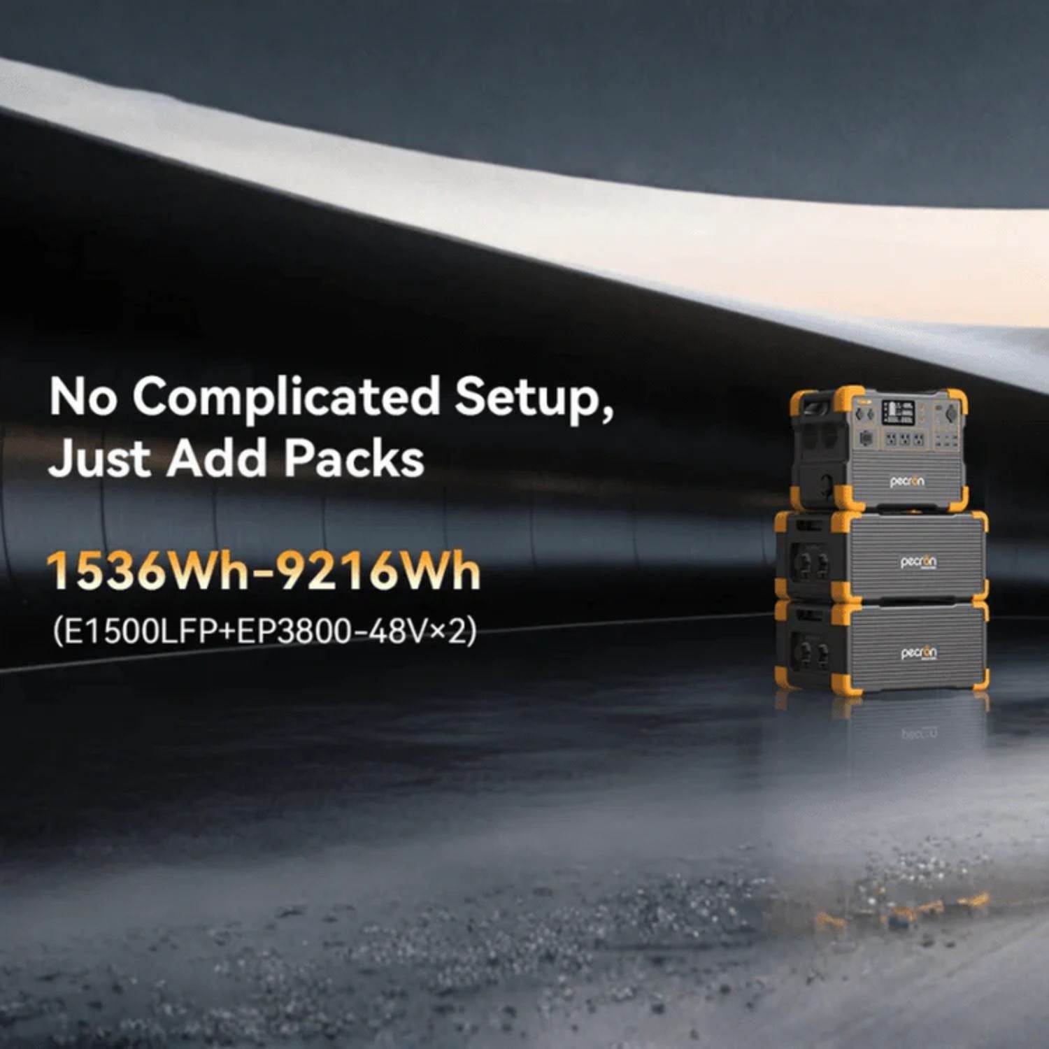 Pecron EP3800-48V Expansion Battery - No complicated setup