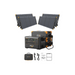 Pecron F3000LFP Portable Power Station + 4x 300W Solar Panel + 2x Expansion Battery Inclusions 
