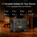 Pecron F5000LFP Portable Power Station - 12 Versatile outlets for your device