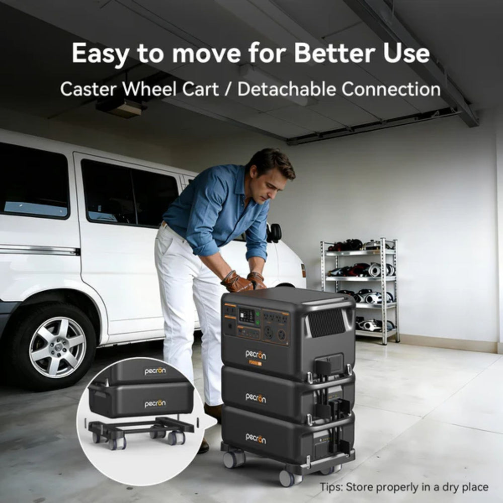 Pecron F5000LFP Portable Power Station   - easy to move 