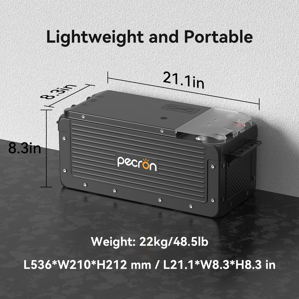 Pecron WB12200 Lithium 12V 200Ah Deep Cycle LiFePO4 Battery Weight