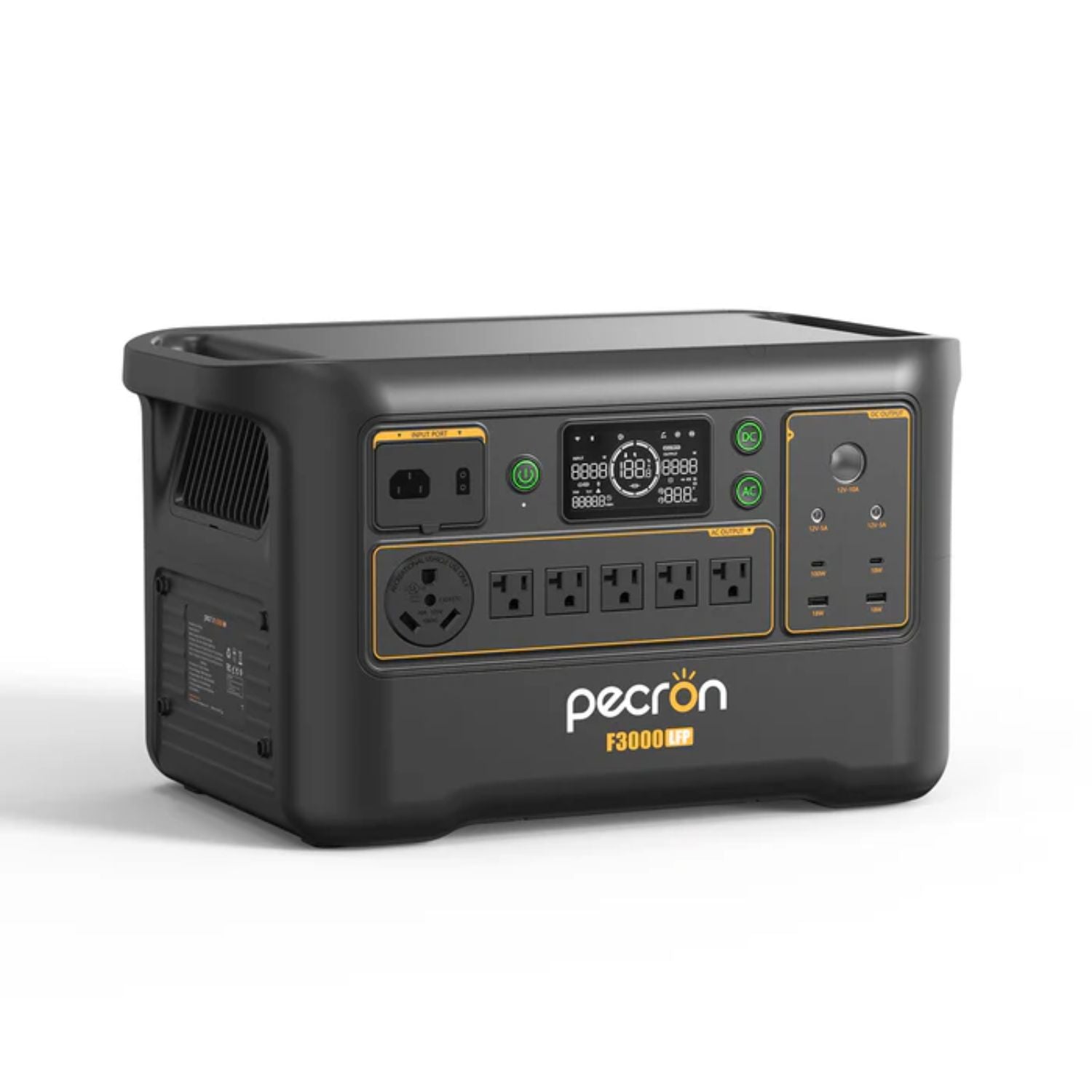 Pecron power station on a white background