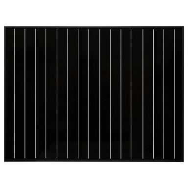 RICH SOLAR MEGA 50 Watt Solar Panel Black Front View