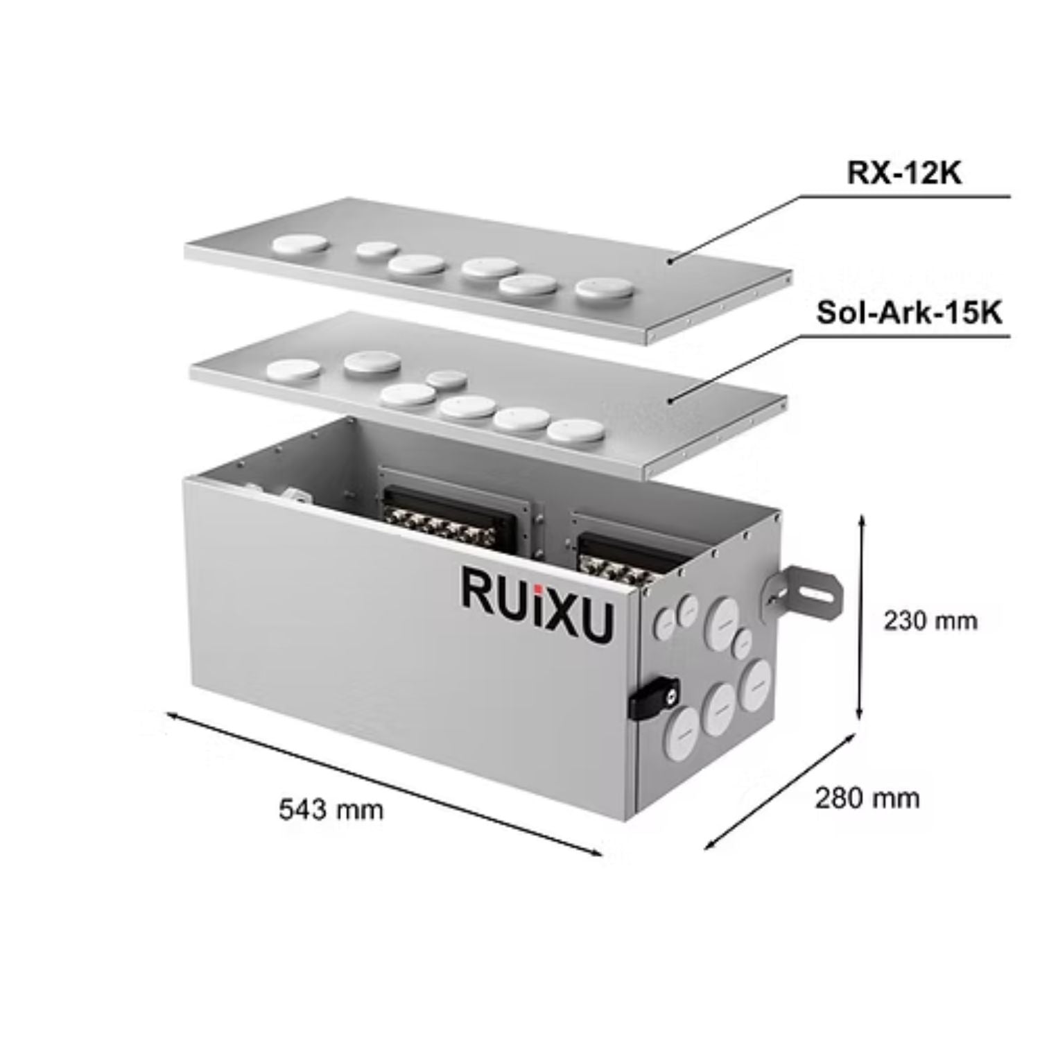 RUiXU Conduit Box dimension