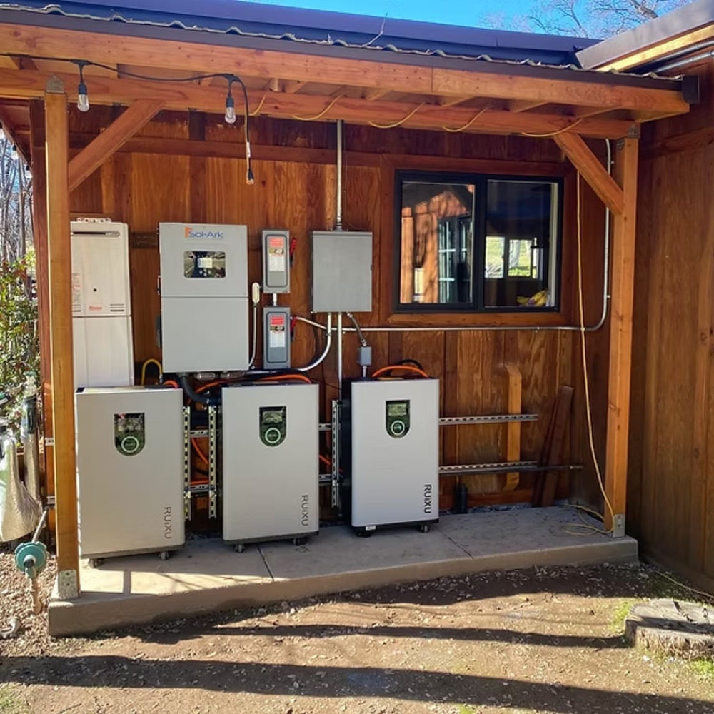 RUiXU Lithi2-16 16kWh Battery System set up 