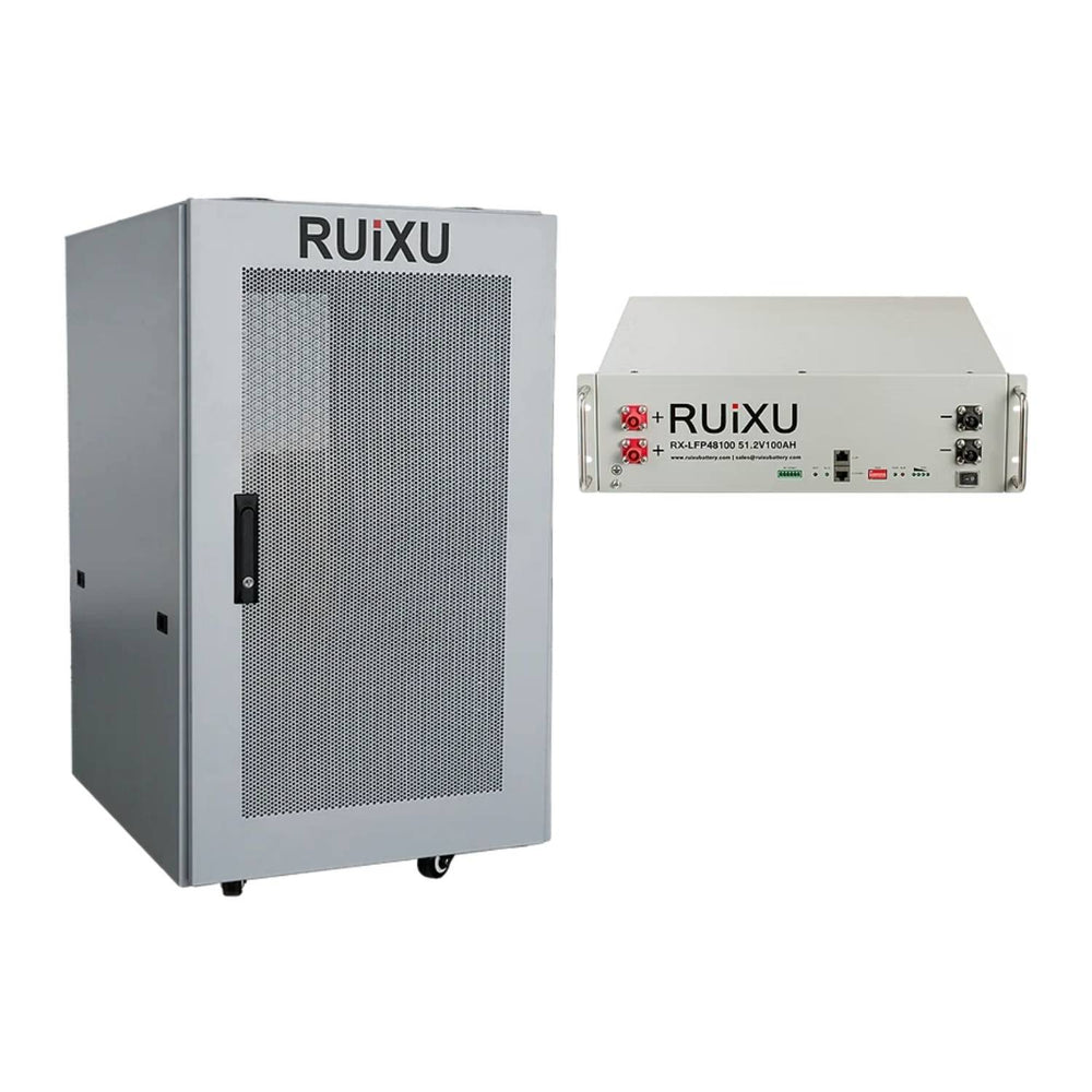 RUiXU RX-LFP48100 51.2V Server Rack Batteries | 5.12kWh Standard & Self-Heating Models