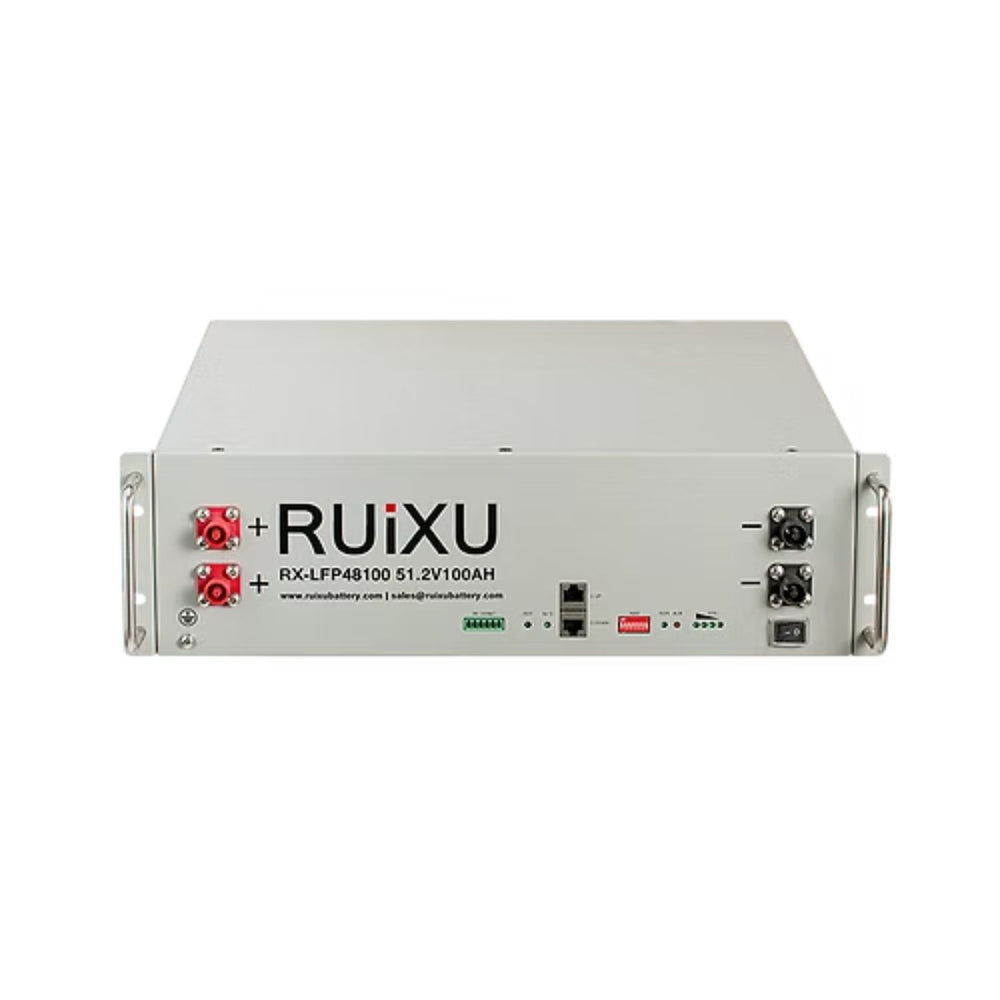 RUiXU RX-LFP48100 51.2V Server Rack Batteries | 5.12kWh Standard & Self-Heating Models