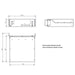 RUiXU RX-LFP48100 51.2V Server Rack Batteries dimensions