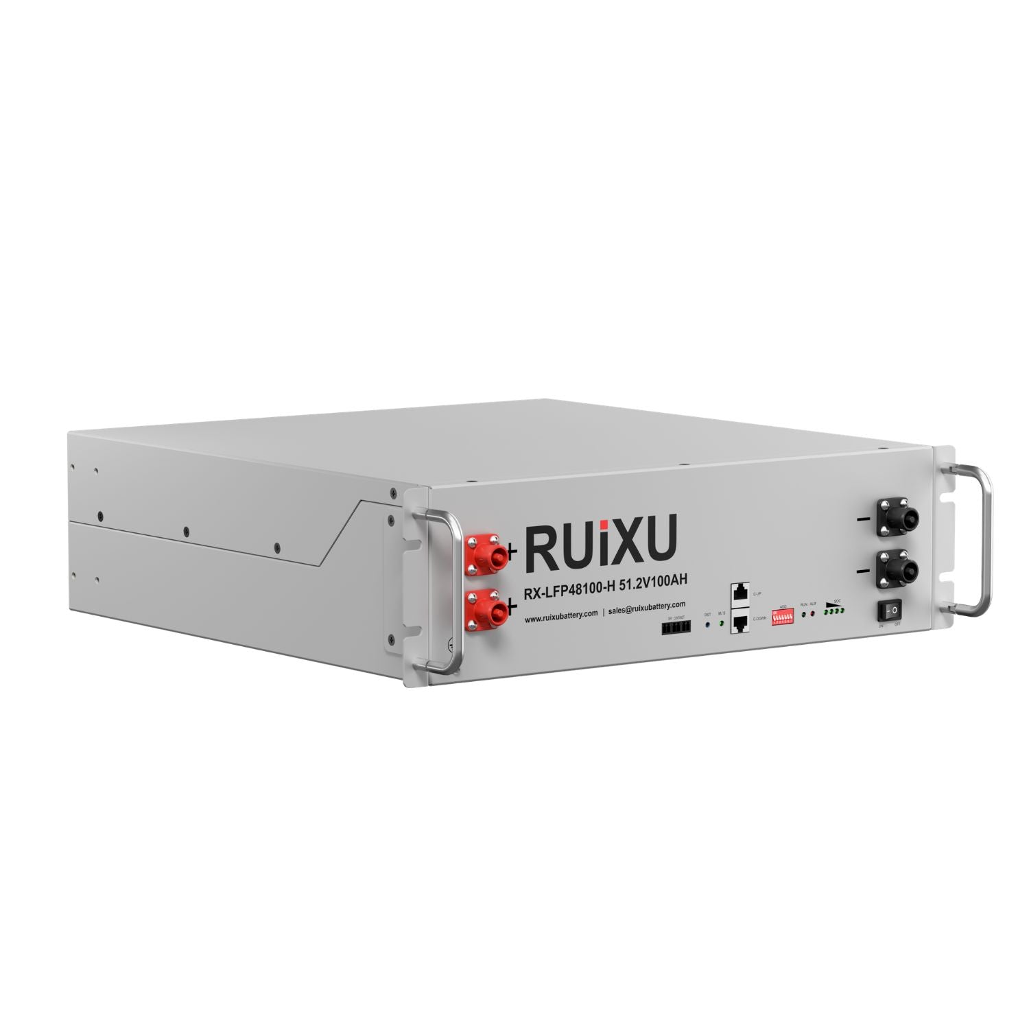 RUiXU RX-LFP48100 51.2V Server Rack Batteries right view
