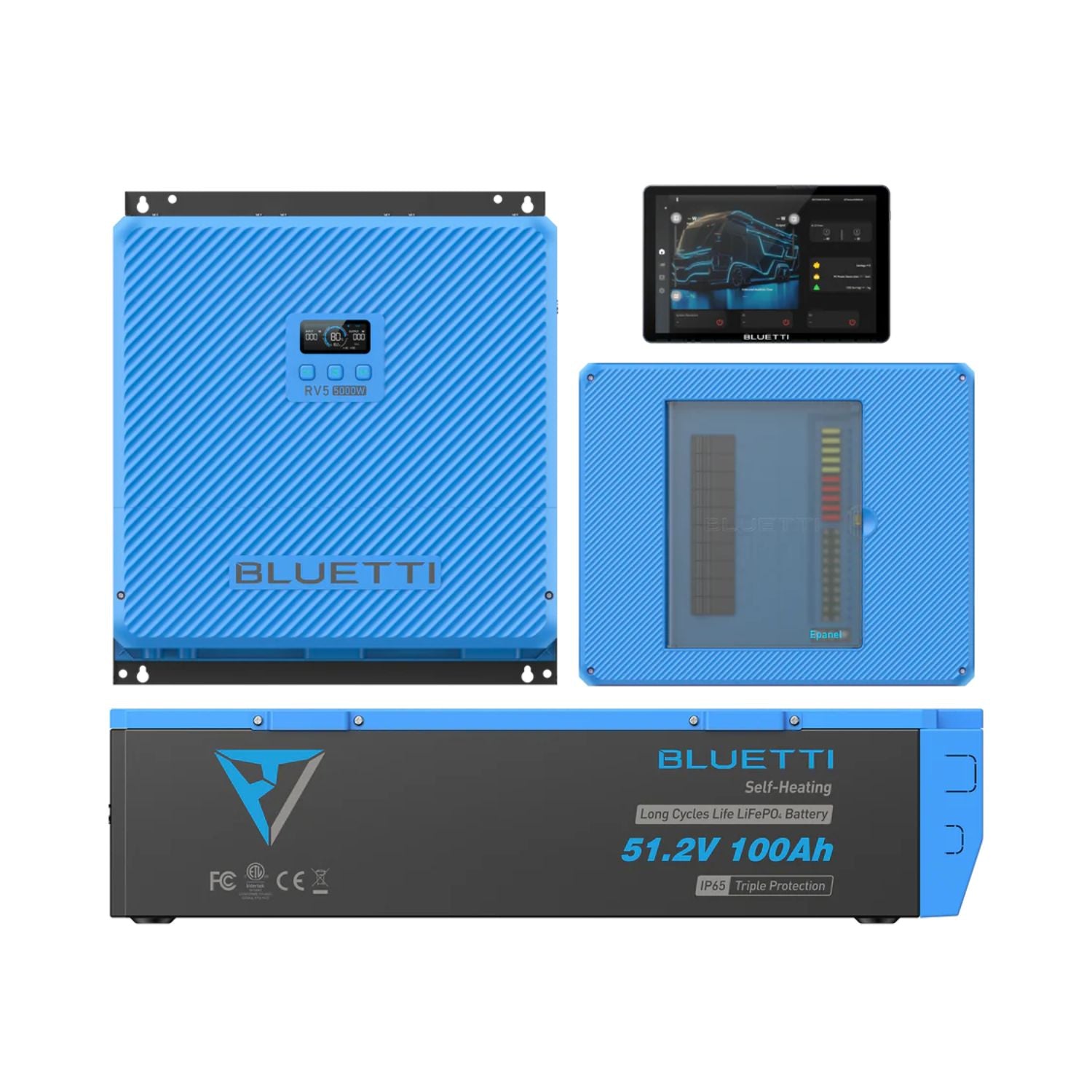 RV5 Power Hub with B4810 Battery, Epanel and Epad
