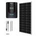 Renogy 100 Watt 12V Monocrystalline Solar Starter Kit With 20A/40A MPPT Charge Controller - For RV, Cabin, Boat, Off-Grid