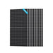 Renogy 10pcs Bifacial 590W N-Type Monocrystalline Solar Panel with grid pattern on a white background