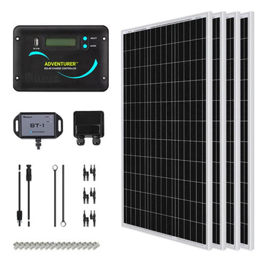 Renogy Starter RV Kit N-Type 400W 12V Solar Kit with PWM Charge Controller