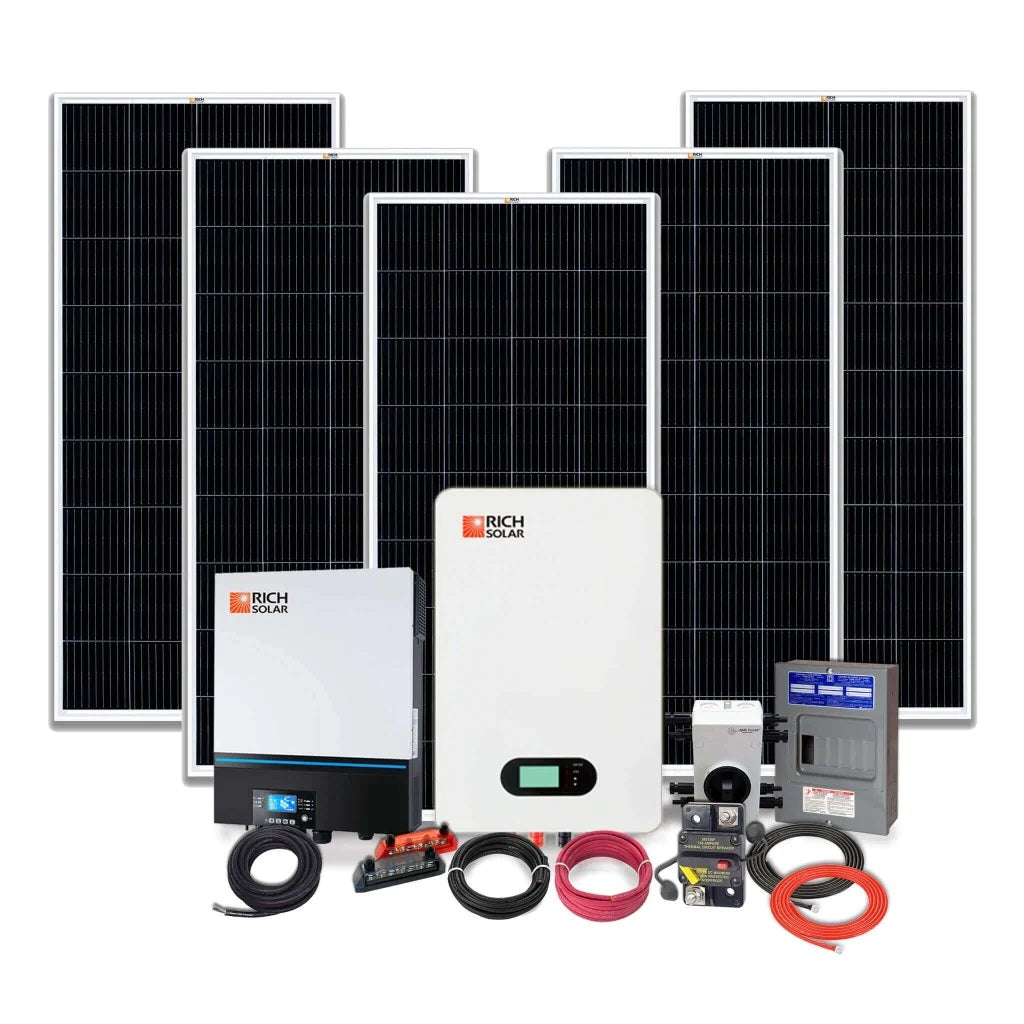 Rich Solar 1000W 48V 120VAC Cabin Kit
