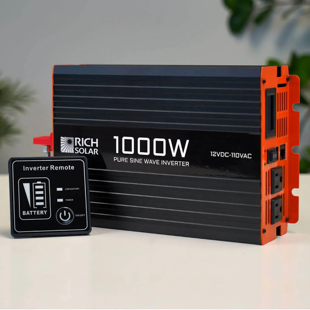 Rich Solar 1000 Watt Industrial Pure Sine Wave Inverter With Remote