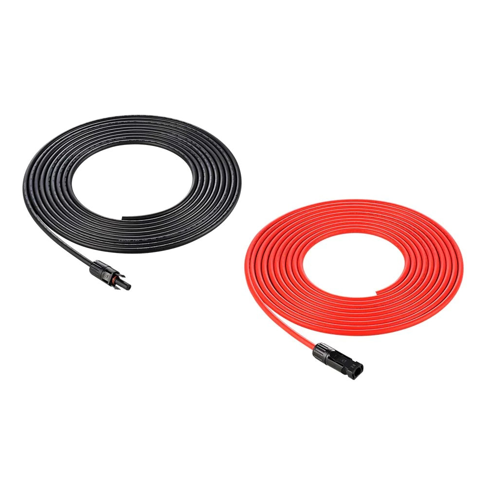 Rich Solar 10 Gauge_10AWG_ Red And Black Cable Wire To Connect Solar Panel to Charge Controller