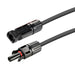 Rich Solar 10 Gauge_10AWG_Solar Panel Extension Cable Wire with Solar Connectors Black Terminals