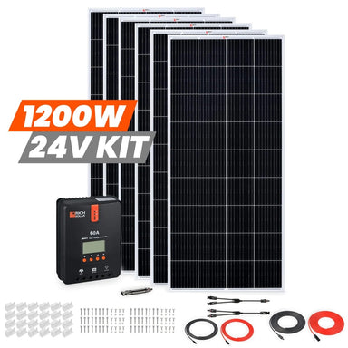 Rich Solar 1200 Watt 24V Solar Kit
