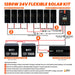 Rich Solar 1280 Watt Flexible Solar Kit Connection Flows