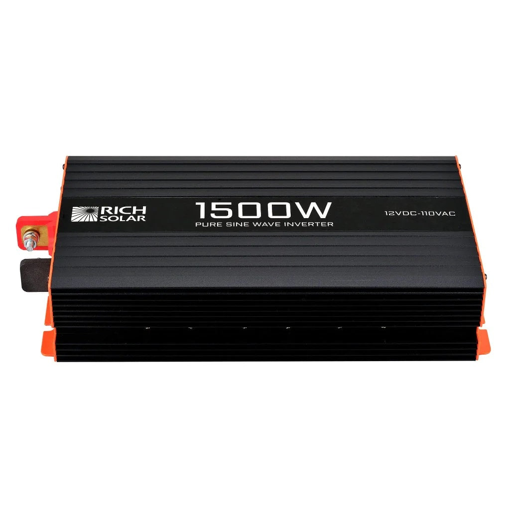 Rich Solar 1500 Watt Industrial Pure Sine Wave Inverter Horizontally Positioned