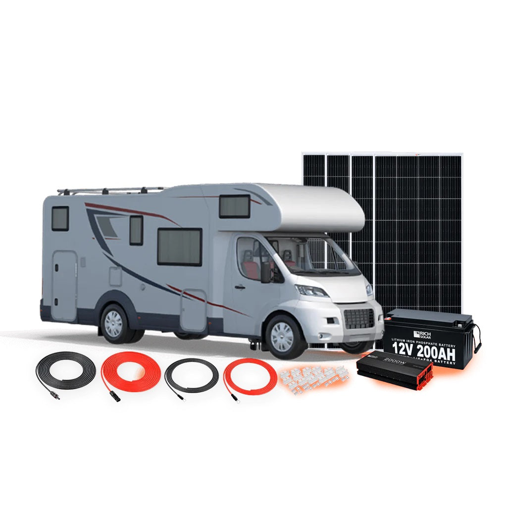 Rich Solar 1600W RV 12V Kit Test