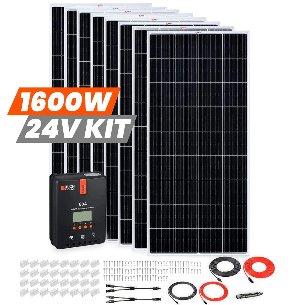 Rich Solar 1600 Watt 24V Solar Kit