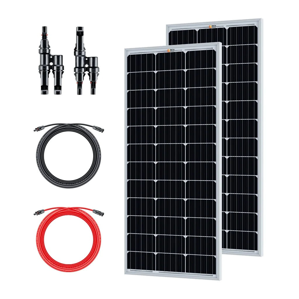 Rich Solar  200 Watt Solar Kit for Solar Generators Portable Power  Stations
