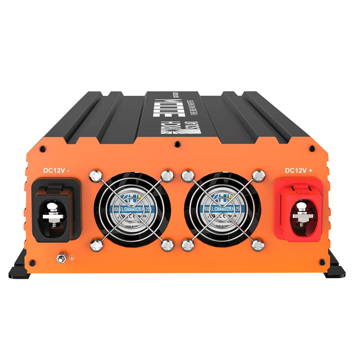 Rich Solar 3000 Watt 24 Volt Industrial Pure Sine Wave Inverter Accelerator Side View