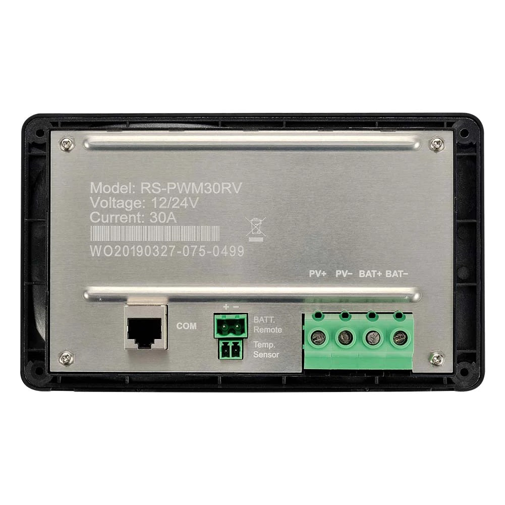 Rich Solar 30 Amp Solar Charge Controller Flush Mount Manufacturer Details