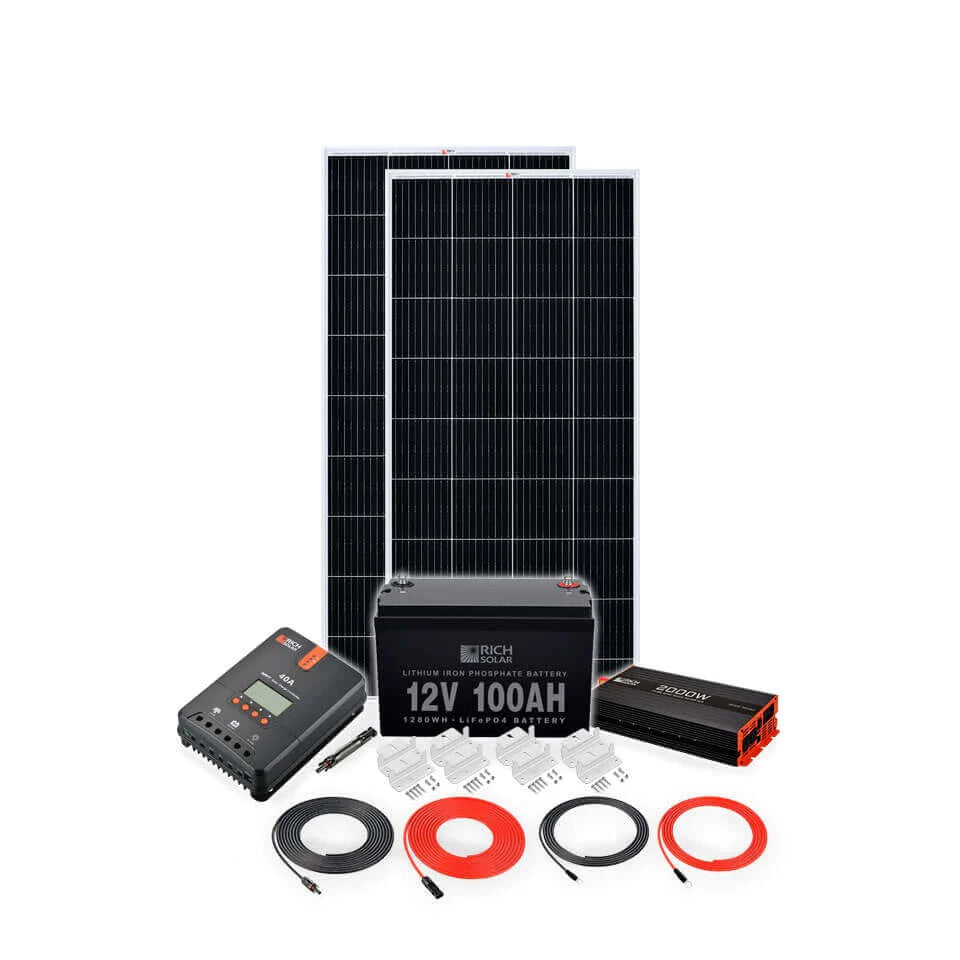 Rich Solar 400 Watt Complete Solar Kit | Outbound Power