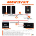 Rich Solar 600 Watt Solar Kit Connection Flows