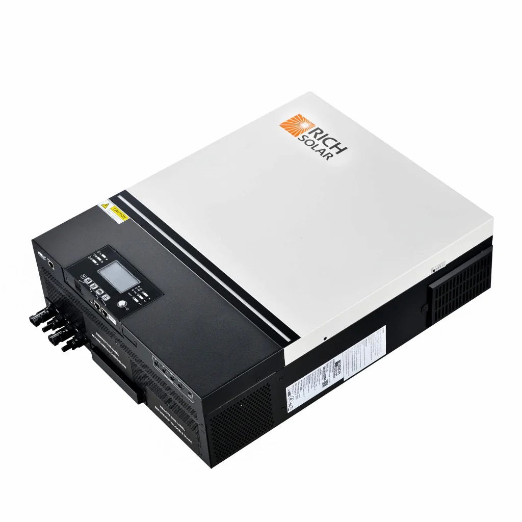 Rich Solar 6500 Watt 6.5kW 48 Volt Off-grid Hybrid Solar Inverter Information Side View