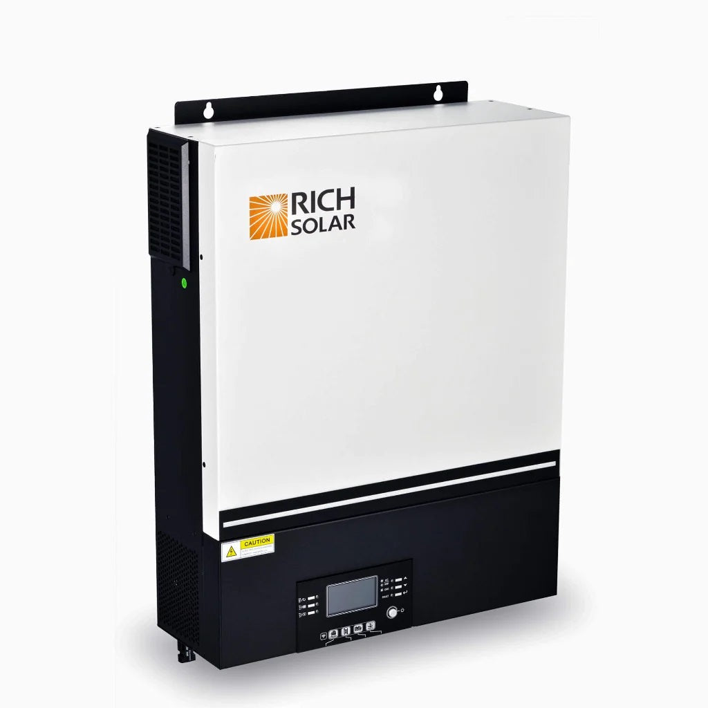 Rich Solar 6500 Watt 6.5kW 48 Volt Off-grid Hybrid Solar Inverter Left Side View