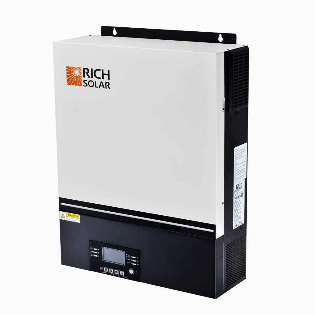 Rich Solar 6500 Watt 6.5kW 48 Volt Off-grid Hybrid Solar Inverter Right Side View