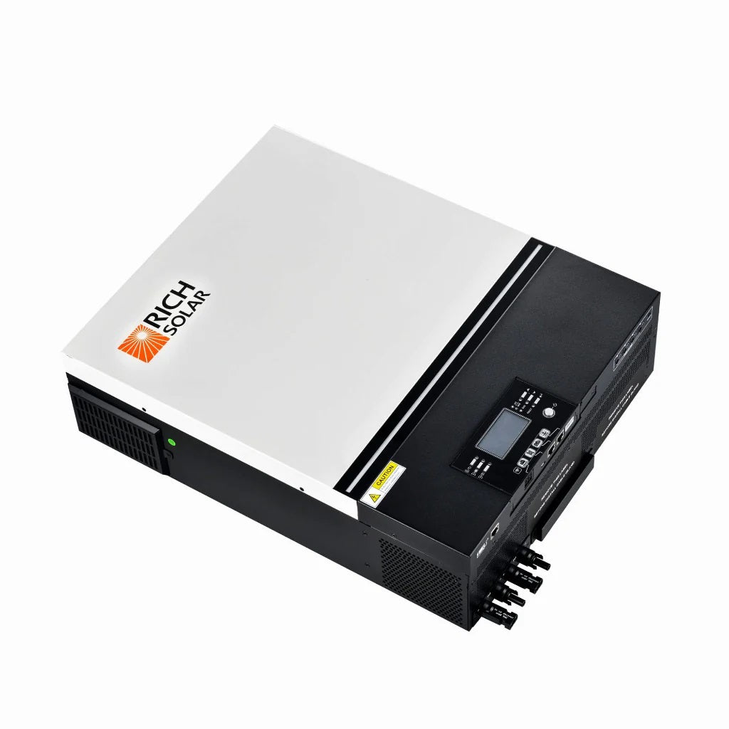 Rich Solar 6500 Watt 6.5kW 48 Volt Off-grid Hybrid Solar Inverter Slant View